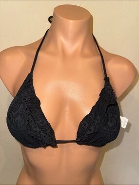 Ralph Lauren crochet bikini top bra size S